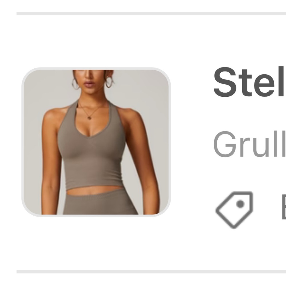 Taupe Halter Top